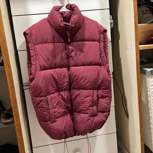 NWT cotton on puffy vest -oversized xs